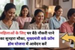 Mukhyamantri Work From Home Job